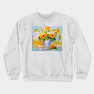 Bouquet of yellow flowers Crewneck Sweatshirt